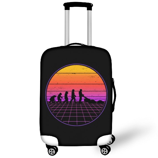 Robotic Lawnmower Evolution Retro Luggage Covers