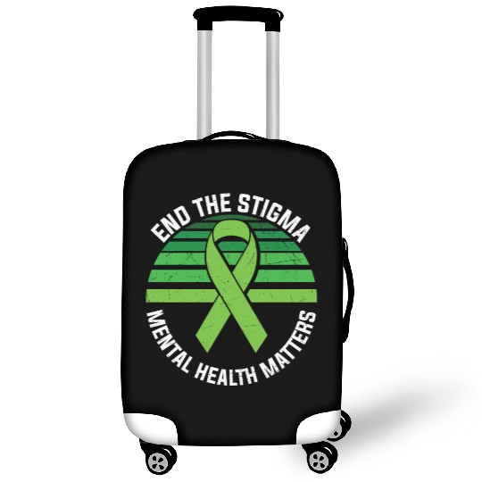 End The Stigma Mental Health Matters Luggage Covers