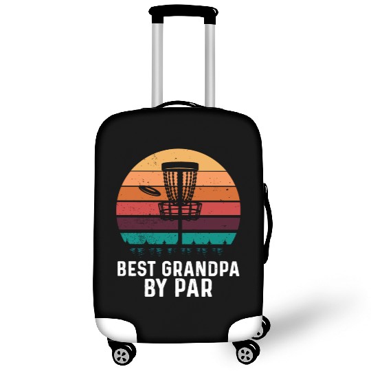 Best Grandpa By Par Father's Day Disc Golf Grandad Luggage Covers