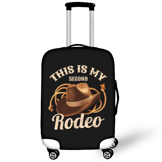 Rodeo Bull Riding Livestock Show Farmer Cattle Luggage Covers