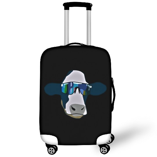cow wearing Polarized lens funny farm Luggage Covers