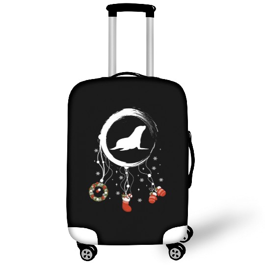 Winter dreamcatcher Christmas Seal Luggage Covers