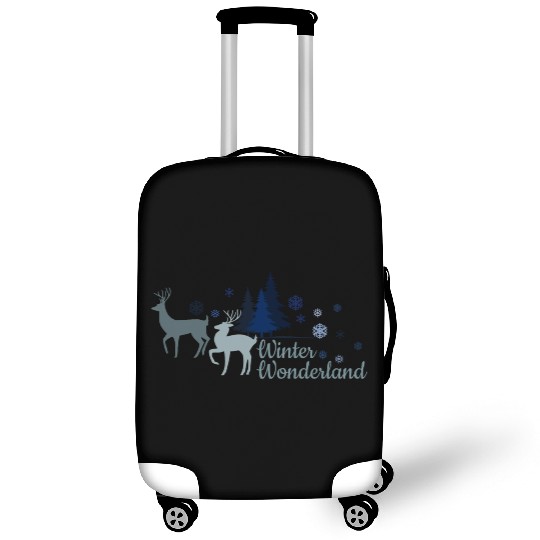 Let's meet in winter wonderland Luggage Covers
