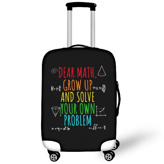 Math Teacher Life 100 Days Of School Luggage Covers