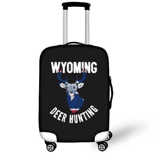 Wyoming Deer Hunting Buck Stag Hunter Luggage Covers