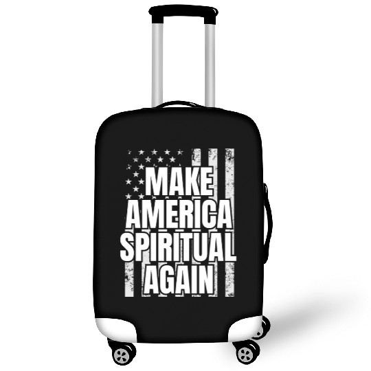 Make America Spiritual Again Patriotic Christian Luggage Covers