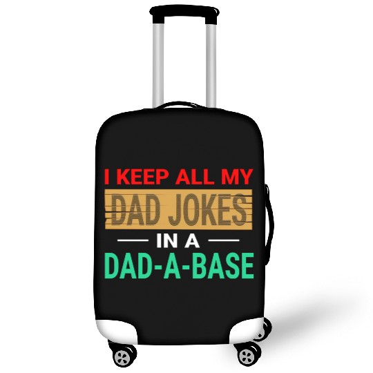 Funny dad jokes gift idea Luggage Covers