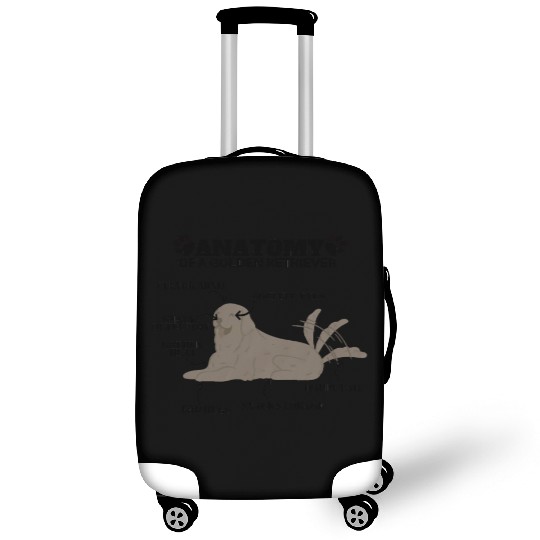 Anatomy of a Golden Retriever FunnyDog Lover Luggage Covers