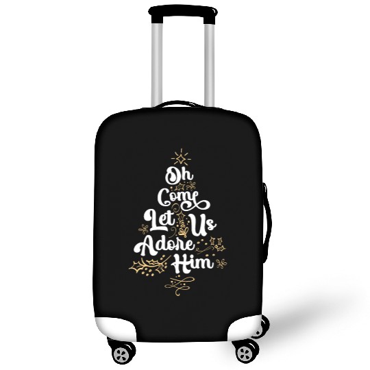 Oh Come Let Us Adore Him Religious Jesus Luggage Covers