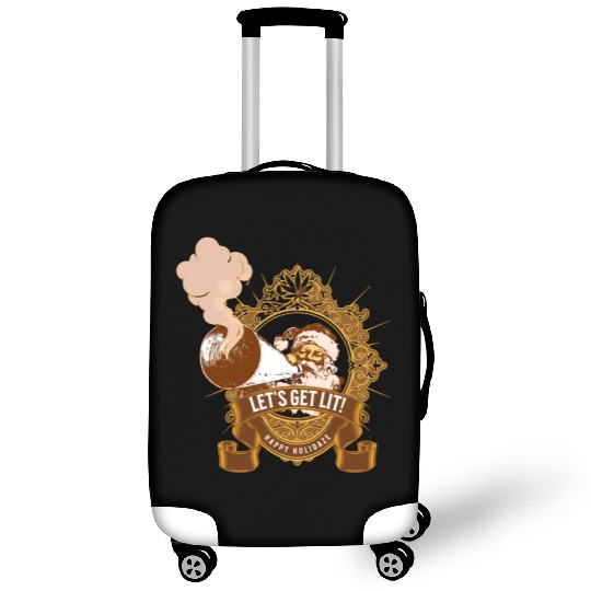 Lets get lit christmas Luggage Covers