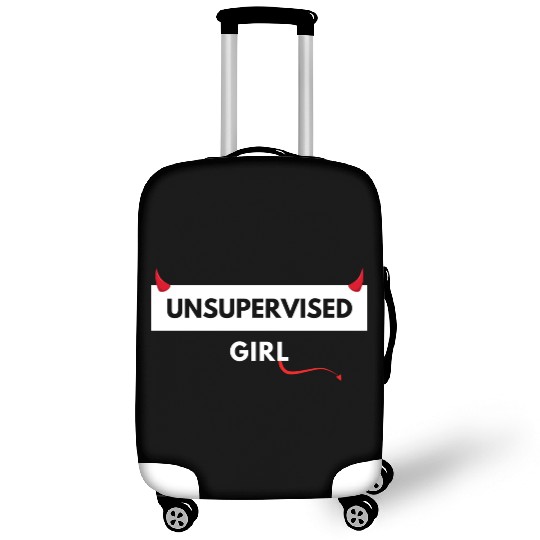 UNSUPERVISED GIRL FUNNY CUTE DESIGN Luggage Covers