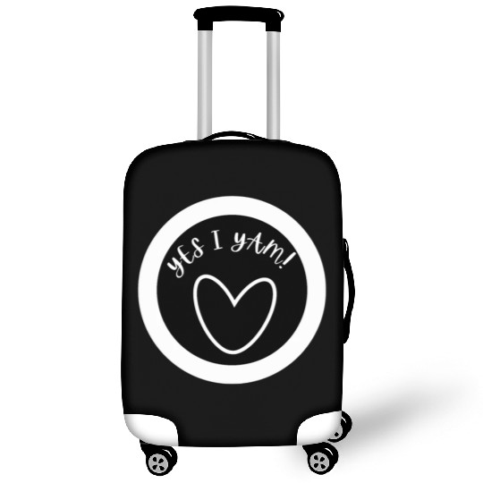 YES I YAM, THANKSGIVING MATCHING COUPLE DESIGN Luggage Covers