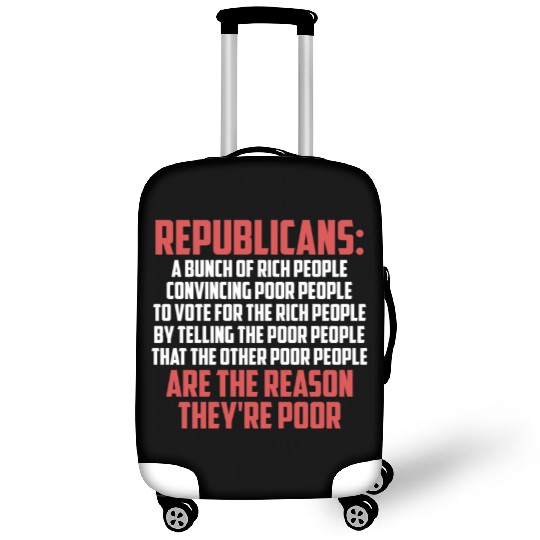 Anti Republicans Definition - Democrat Liberal Luggage Covers