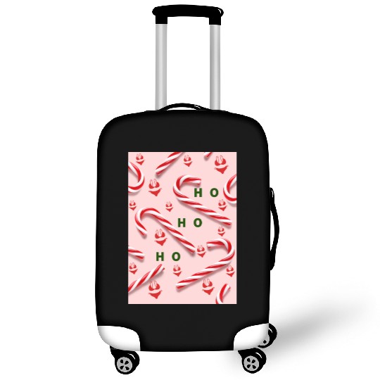 Funny Christmas Candy Canes Luggage Covers