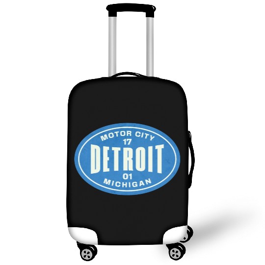 Detroit Michigan Luggage Covers