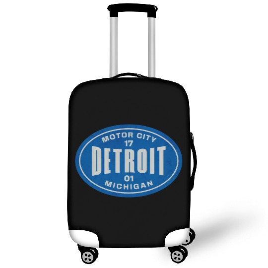 Vintage Detroit Michigan Luggage Covers