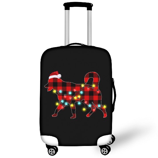 Siberian Husky Christmas Dog Lover Pajamas Luggage Covers