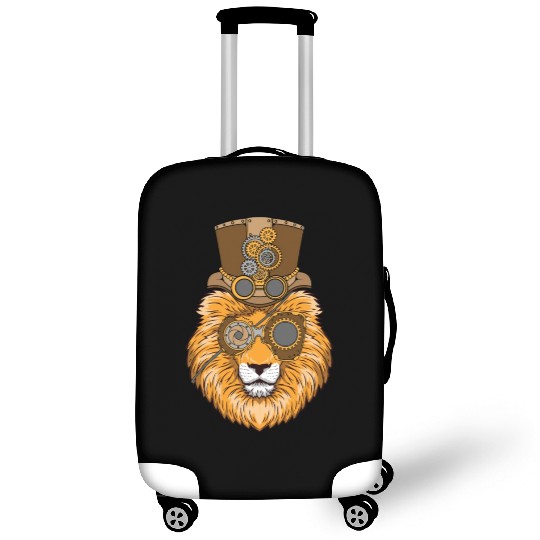Steampunk Lion Head Luggage Covers