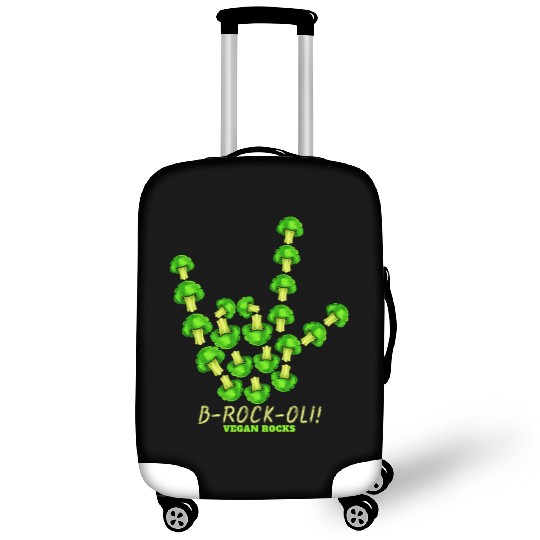 Vegan Rocks, Sign Of Horns With Broccoli, Luggage Covers