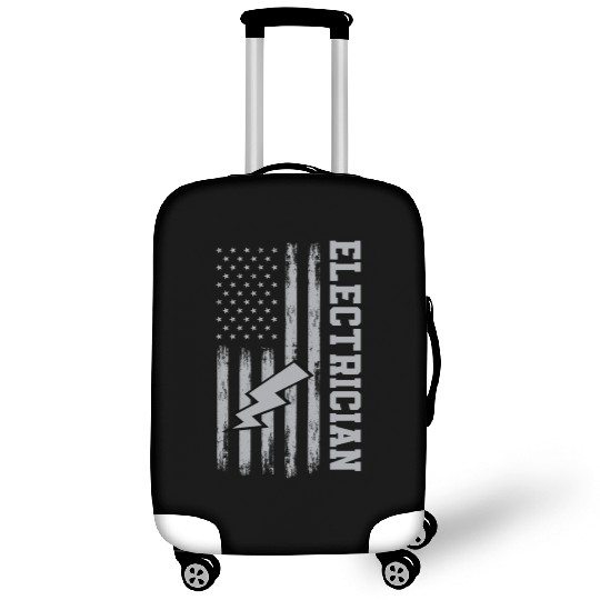 American Electrician Outfit USA Flag Luggage Covers