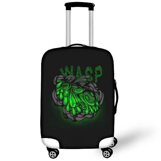 Iron Toxic Neon Wasp Design Luggage Covers