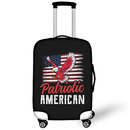 Patriotic American Patriot US USA Luggage Covers