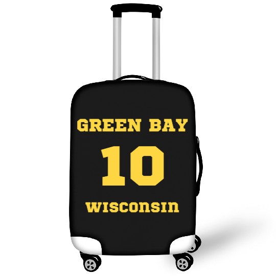 GREEN BAY WISCONSIN vintage distressed football Luggage Covers