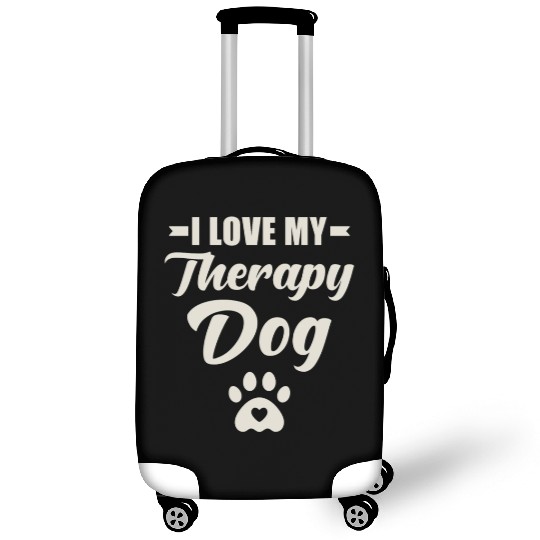 I Love My Therapy Dog Luggage Covers