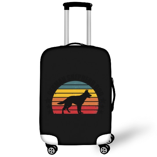 German Shepherd Dog vintage dog lovers Luggage Covers