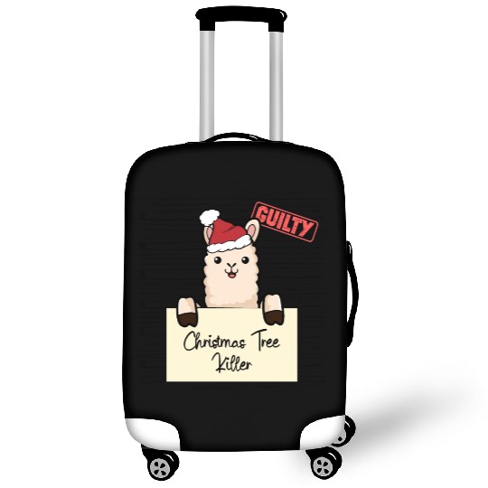 Llama christmas funny prison Luggage Covers