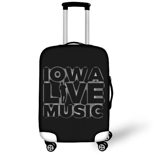 Iowa Live Music Support Gear Ghost Guitar Player Luggage Covers