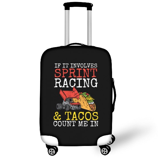 Tacos & Sprint Car Racing Racer Taco Mexican Food Luggage Covers