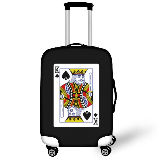 King Of Spades Playing Card Luggage Covers