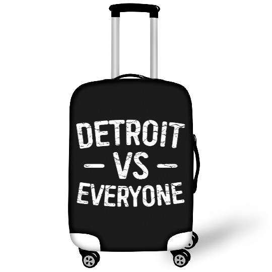 Detroit Vs Everyone Funny Michigan Luggage Covers