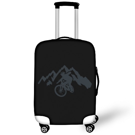 Mountain bike mountains cycling downhill Luggage Covers