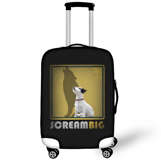 Dog sweet Puppy Jack Russell, Scream Big Wolf Luggage Covers