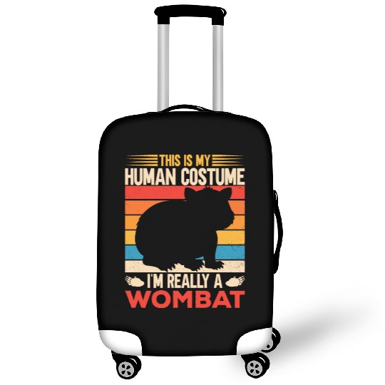 Combat Wombat For A Wombats Lover Luggage Covers