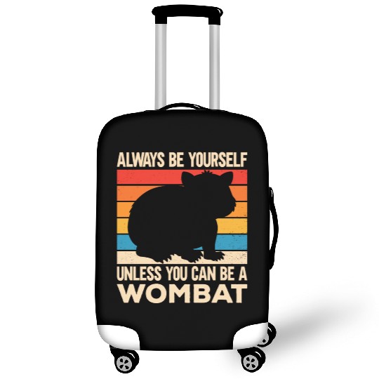 Native Australian Animal Lovers Cute Wombat Luggage Covers