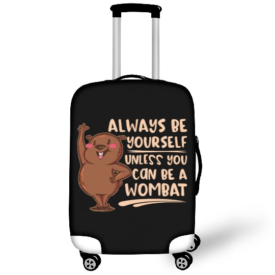 Native Australian Animal Lovers Cute Wombat Luggage Covers
