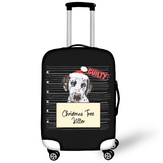 Dalmatian christmas funny prison Luggage Covers