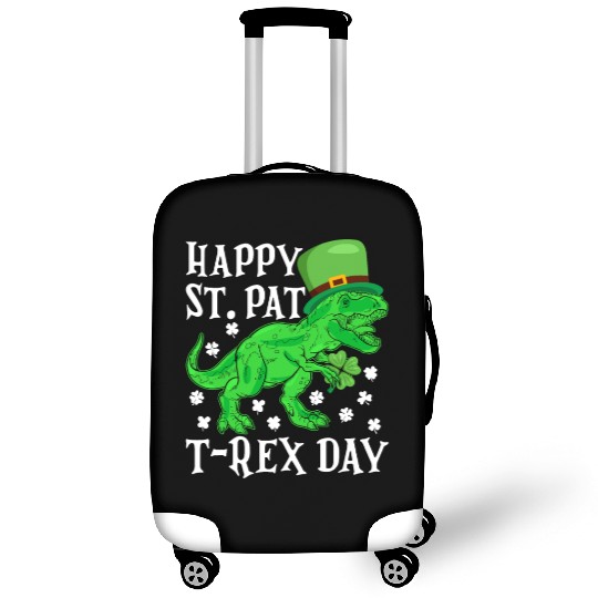 Happy St Pat Trex Day Dino St Patricks Day Toddler Luggage Covers