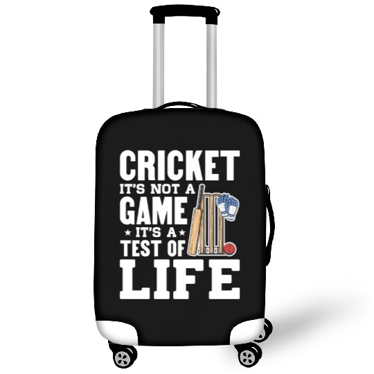 Cricket It's Not A Game It's A Test of Life Luggage Covers
