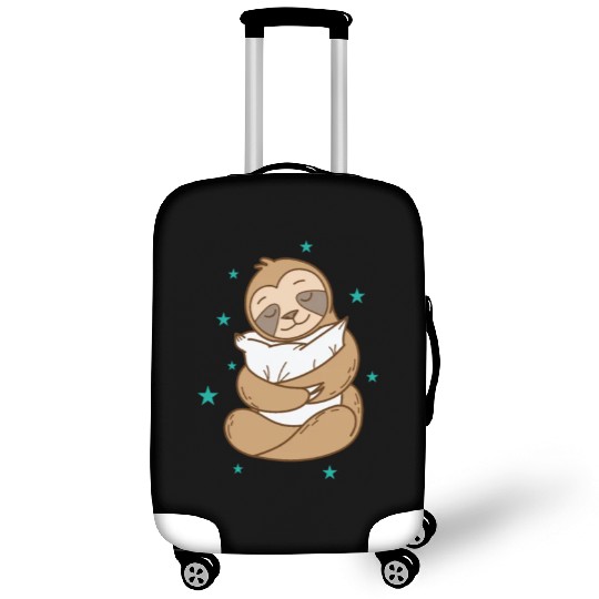 Sloth with Pillow Nature lazy Luggage Covers
