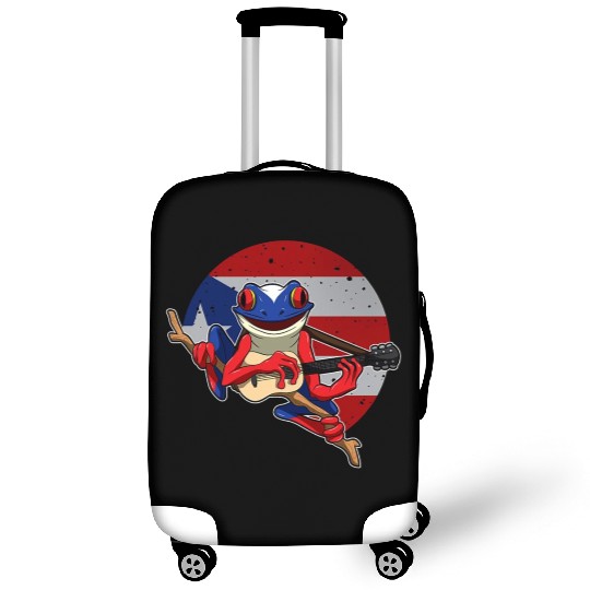 Guitar Playing Coqui Frog Puerto Rico Animal Luggage Covers