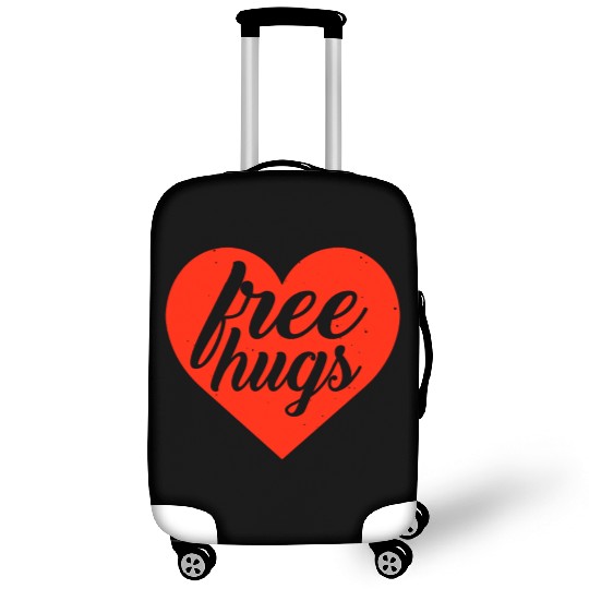 free hugs valentines day Luggage Covers