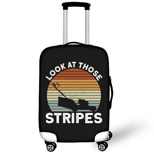 Look At Those Stripes - Lawn Mowing Funny Dad Lawn Luggage Covers