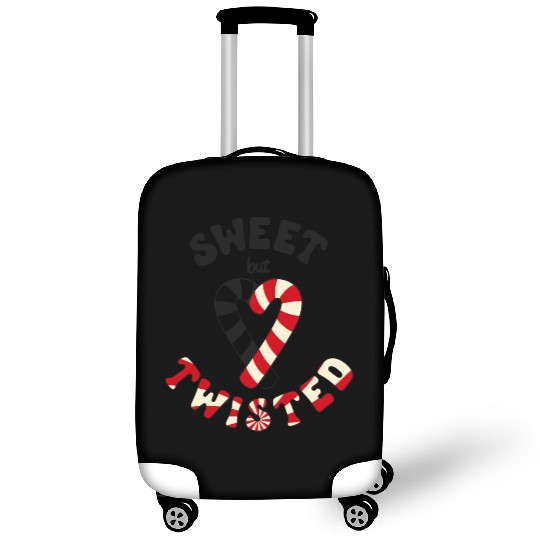 Sweet but twisted candy canes pun Luggage Covers