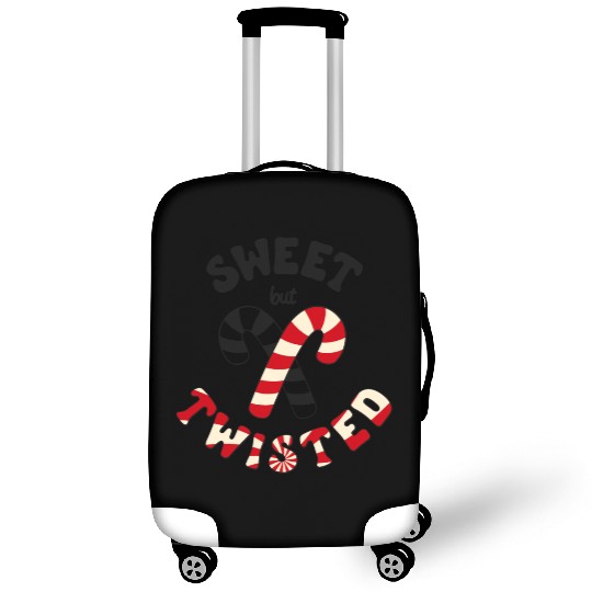 Sweet but twisted candy canes pun Luggage Covers
