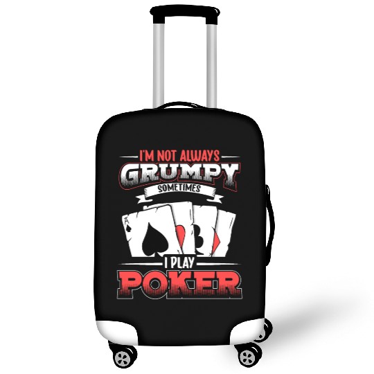 Poker Casino Poker Player Gambling Roulette Luggage Covers
