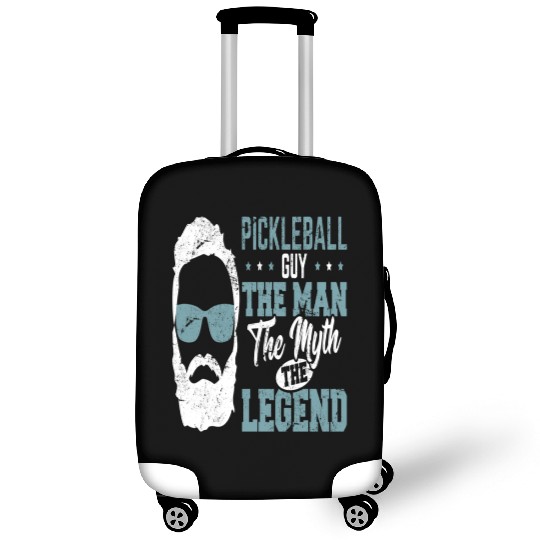 Funny Pickleball Design Guy Men Boys Pickleball Luggage Covers